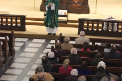 Bishop Cullinan delivers his homily